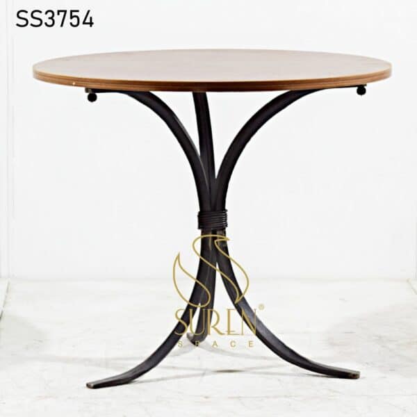 Minimalistic Solid Wood Round Table