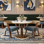 Wooden Duel Side Canning Restaurant Chair