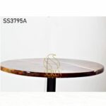 Epoxy River Solid Wood High Bar Table
