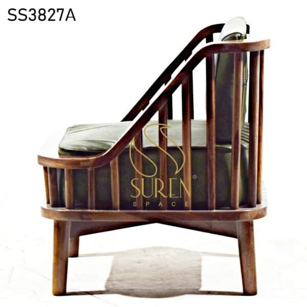 Solid Sheesham Wood Designer Chair Solid Sheesham Wood Designer Chair 3