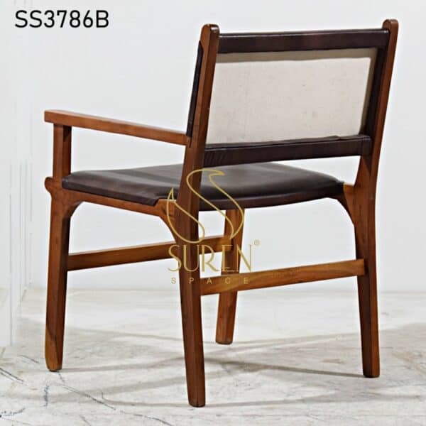 Solid Wood Handrest Upholstered Fine Dine Chair Solid Wood Handrest Upholstered Fine Dine Chair 1