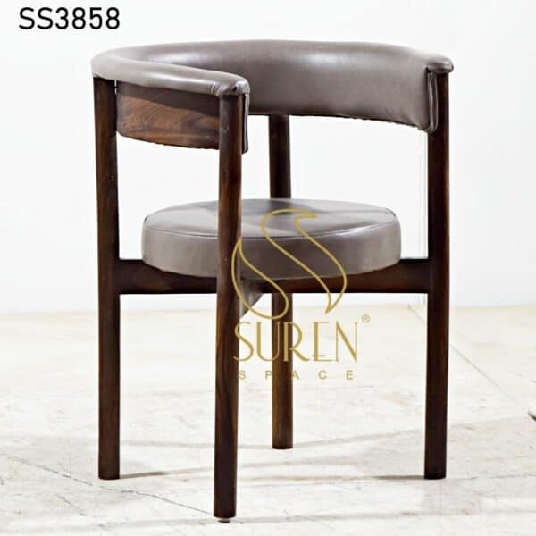 Solid Wood Walnut Finish Contemporary Chair Solid Wood Walnut Finish Contemporary Chair 1 1