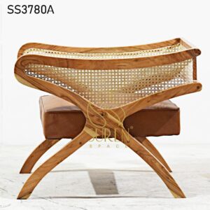 Hospitality Furniture Supplier from Jodhpur India Three Side Cane Upholstered Modern Chair 2