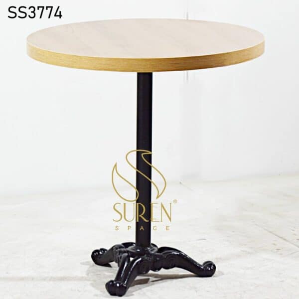 Venner Top Cast Iron Folding Round Table