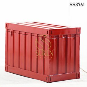Hospitality Furniture Supplier from Jodhpur India Container Style Red Trunk