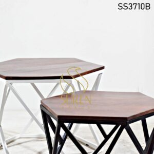 Industrial Furniture India : Industrial Furniture Online 2023 Designs Duel Metal Finish Set of Two Set 1