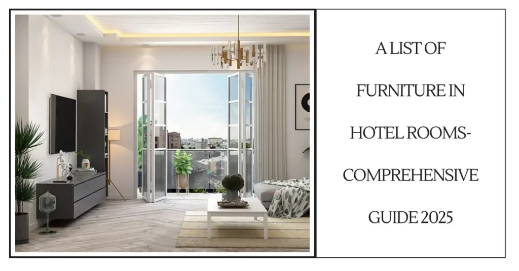 A List of Furniture in Hotel Rooms- Comprehensive Guide 2025-surensapce