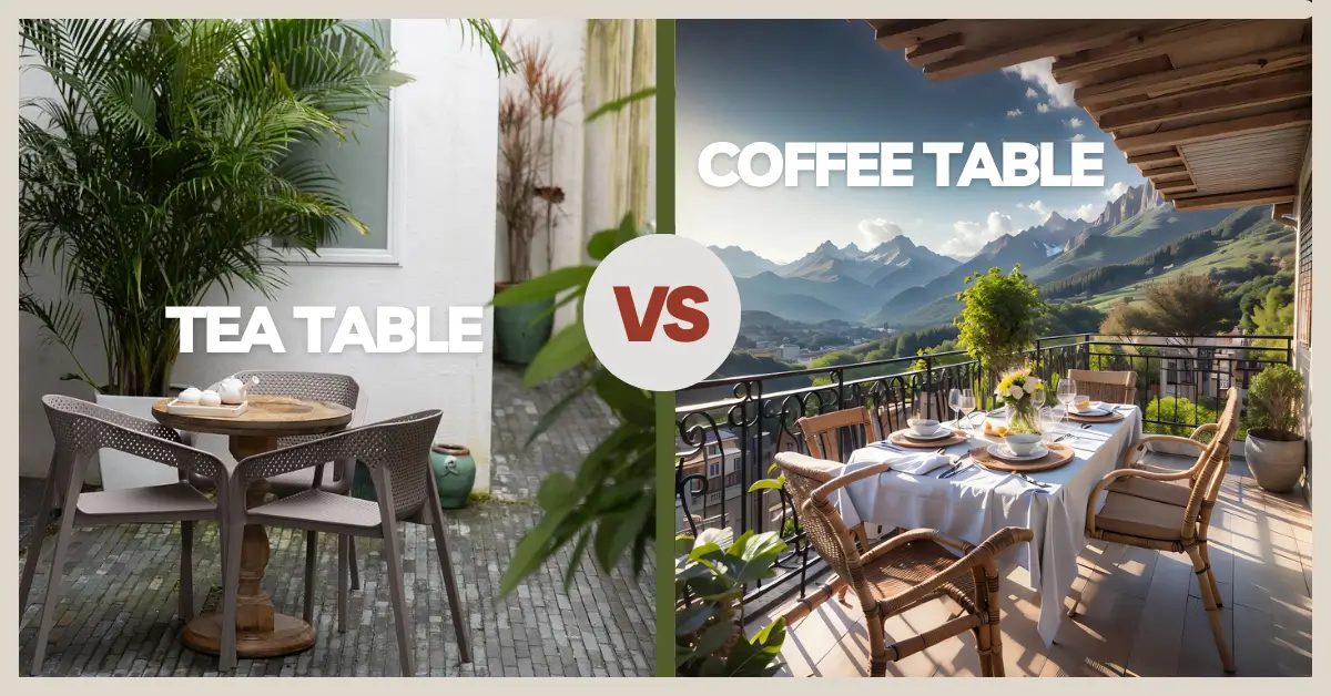 Coffee Table VS Tea Table Which One Is Actually A Better Choice-surenspace