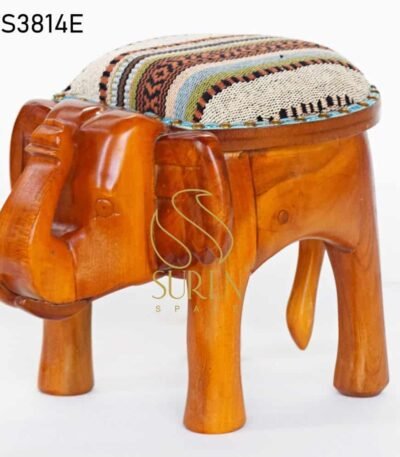 Products Unique Carved Traditional Indian Stool 1