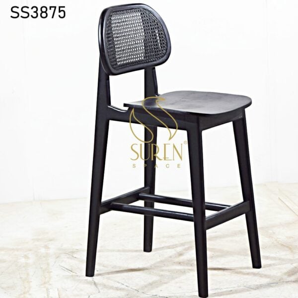 Black Satin Can Work High Chair Black Satin Can Work High Chair 2