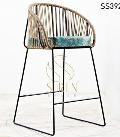 Rope Weaving Industrial High Chair