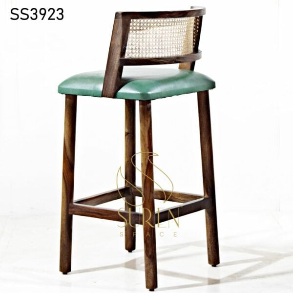 Solid Wood Natural Cane Back High Chair Solid Wood Natural Cane Back High Chair 3