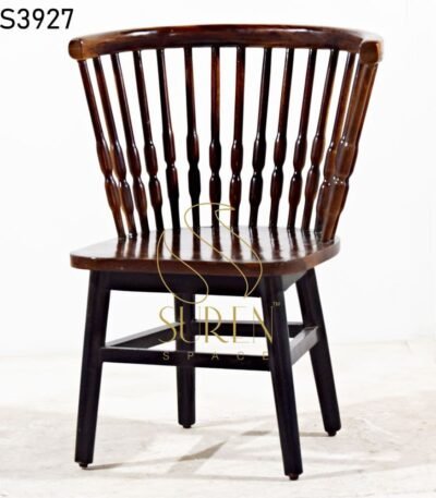 Carved High Back Solid Wood Chair