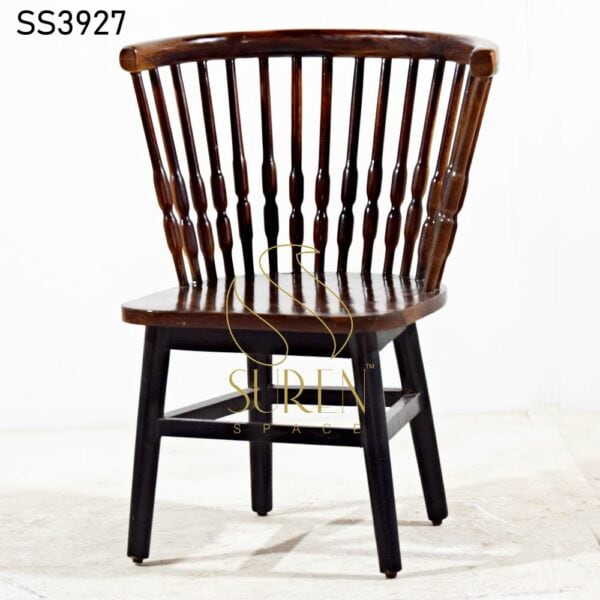 Carved High Back Solid Wood Chair