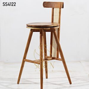 Camping Tent Furniture : Manufacturer from Jodhpur India Carved Wooden Cane High Chair 2