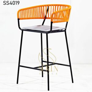 Duel Tone Outdoor Weaving High Chair