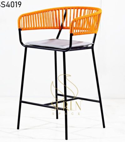 Duel Tone Outdoor Weaving High Chair