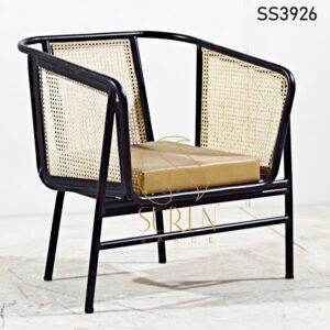 MS Structure Natural Cane Rest Chair