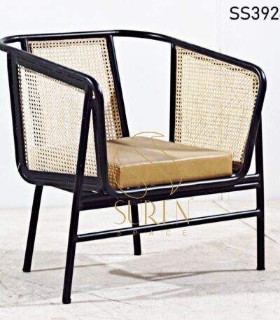 MS Structure Natural Cane Rest Chair
