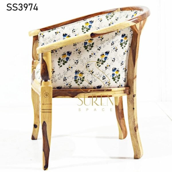 Natural Wooden Finish Curved Back Restaurant Chair Natural Wooden Finish Curved Back Restaurant Chair 1