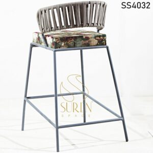 Industrial Furniture Jodhpur : Manufacturer and Supplier Rope Weaving High Chair Design 1