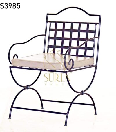 Bent Metal Garden Outdoor Chair SS3985 1