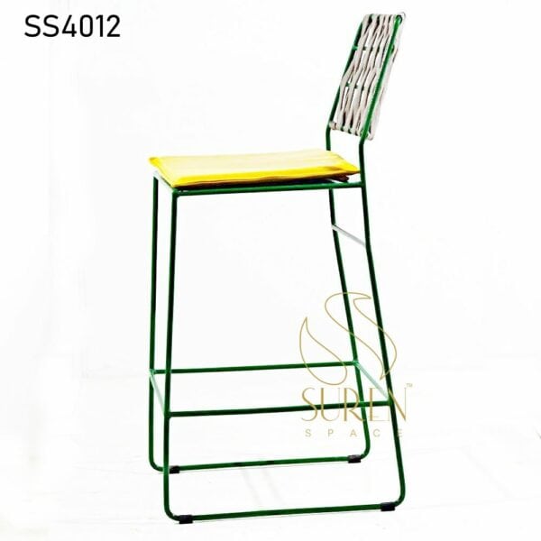 Rope Weaving Outdoor Chair with Metal Frame SS4012 3 1