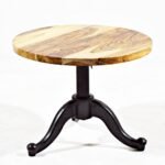 Cast Iron Solid Wood Center Table