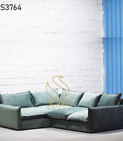 Fabric L Shape Luxury Sofa Design