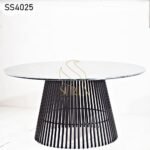 Green Granite Stone Round Table Design
