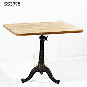 Height Adjustable Casting Café Table