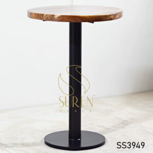 Industrial Small Round Bistro Chair
