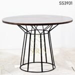 Industrial Wooden Four Seater Table