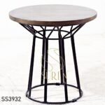 Industrial Wooden Two Seater Table