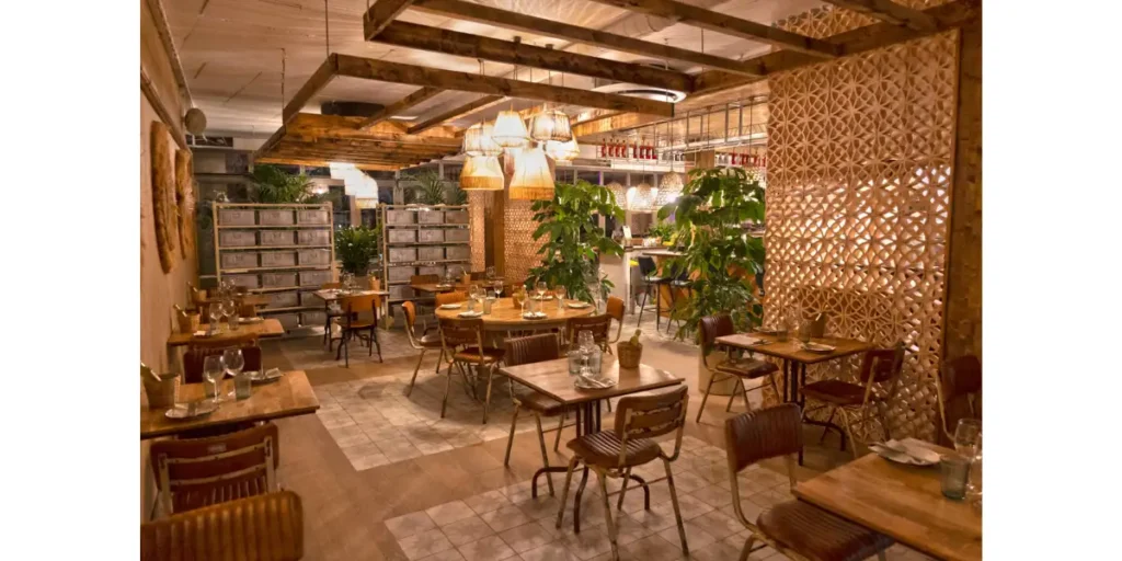 16 Restaurant Interior Design Themes to Inspire Your Creative Genius 11 SUREN SPACE-Farm-to-Table Restaurant Interior Design Themes
