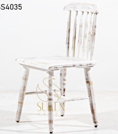 Rope Weaving High Chair Design White Distress Carved Chair 1