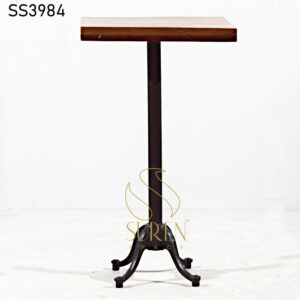 Casting Base Square Top High Table