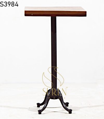 Casting Base Square Top High Table