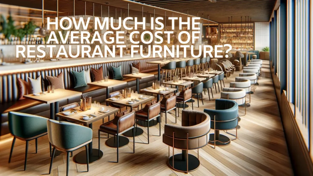 SUREN SPACE BANNER-How Much is average cost of restaurant furniturE