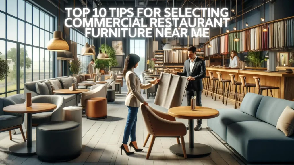 SUREN SPACE BANNER - Top 10 Tips for Selecting Commercial Restaurant Furniture Near Me