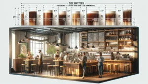 Size Matters Navigating 7 Coffee Shop Bar Dimensions-SURENSPACE