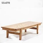 Solid Acacia Wood Natural Finish Bench