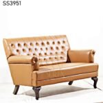Tufted Roll Arm Two Seater Sofa