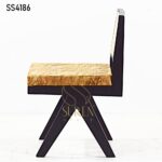 Natural Cane Black Finish Wooden Chair Black Finish Wooden Chair 2