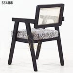 Black Matt Cane Restaurant Chair Black Matt Cane Restaurant Chair 1