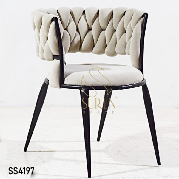Industrial Fabric Weaving Modern Chair