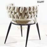 Industrial Fabric Weaving Modern Chair Industrial Fabric Weaving Modern Chair 3