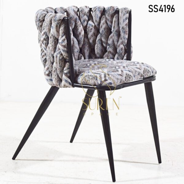 MS Printed Fabric Weaving Chair