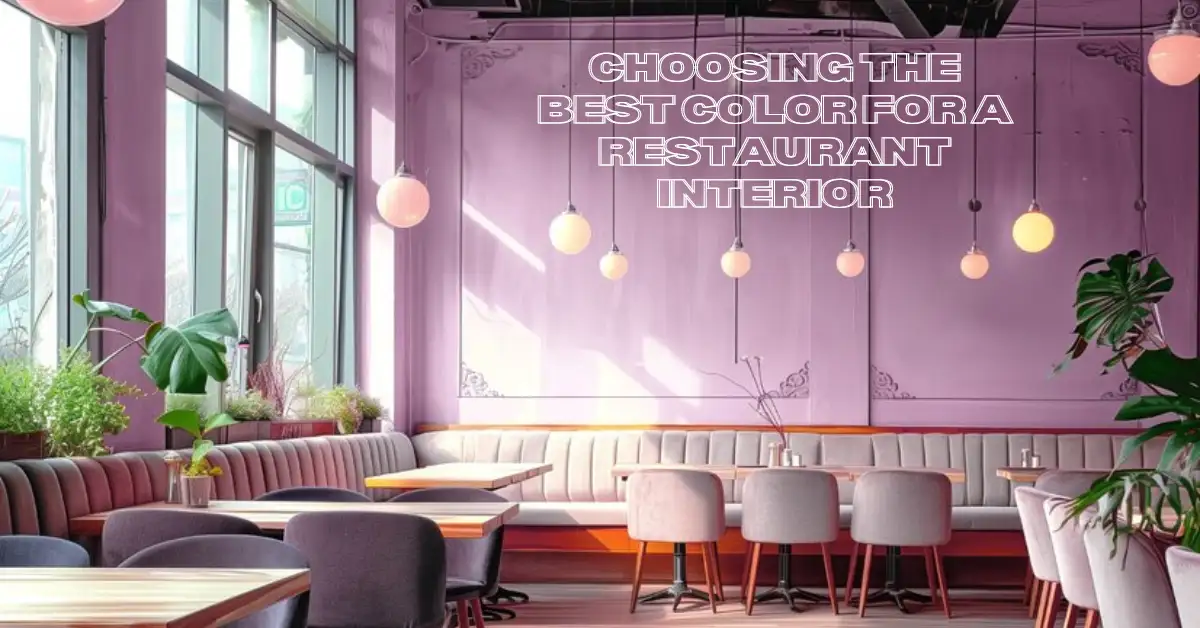 SUREN SPACE -Choosing the Best Color for a Restaurant InterioR