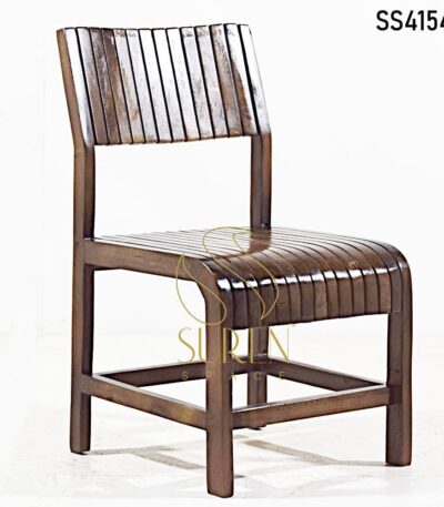 Dark Walnut Natural Cane Accent Chair Solid Wooden Chair with Walnut Finish 3